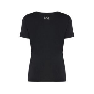 EA7 Emporio Armani Women's Logo T-Shirt Women BLACK T-Shirts & Tops